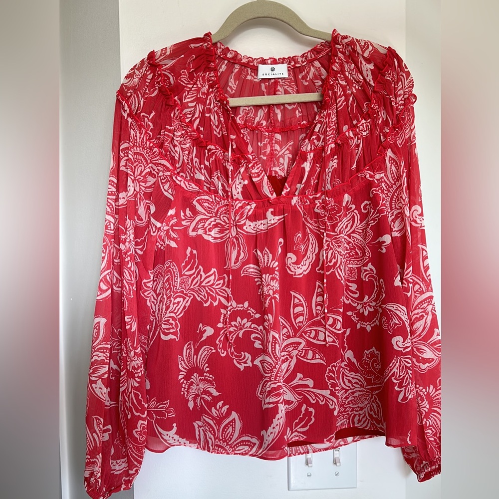 socialite blouse